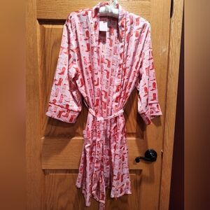 Hello Mello Boots & Bubbles Beauty Sleep Satin Robe, Cowboy Boots